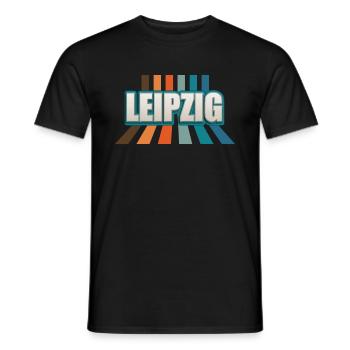 Leipzigerin Leipziger Leipzig - T-shirt homme - noir - Devant - AI Model Male 178 light (178cm)