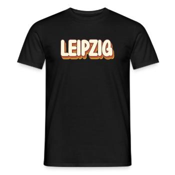 Leipzigerin Leipziger Leipzig - T-shirt homme - noir - Devant - AI Model Male 178 light (178cm)
