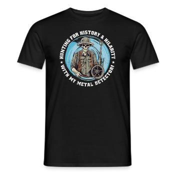 Les détecteurs Sondler sondent la chasse amusante - T-shirt homme - noir - Devant - AI Model Male 178 light (178cm)
