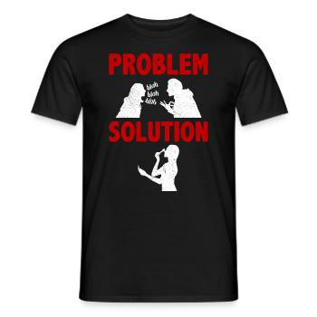 Makeup Art Makeup Artist Makeup Problem Solution - Men's T-Shirt - black - Front - AI Model Male 178 light (178cm)