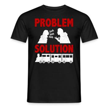 Modélisme ferroviaire Modélisme Modélisation ferroviaire Hobby - T-shirt homme - noir - Devant - AI Model Male 178 light (178cm)