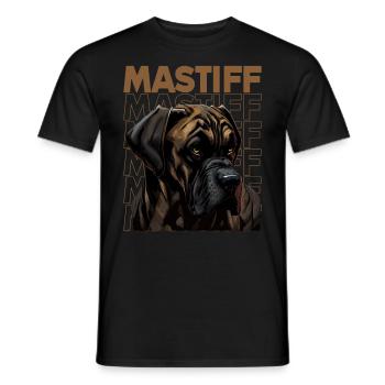 Great Dane Great Dane Dog Dogs Great Dane - Men's T-Shirt - black - Front - AI Model Male 178 light (178cm)