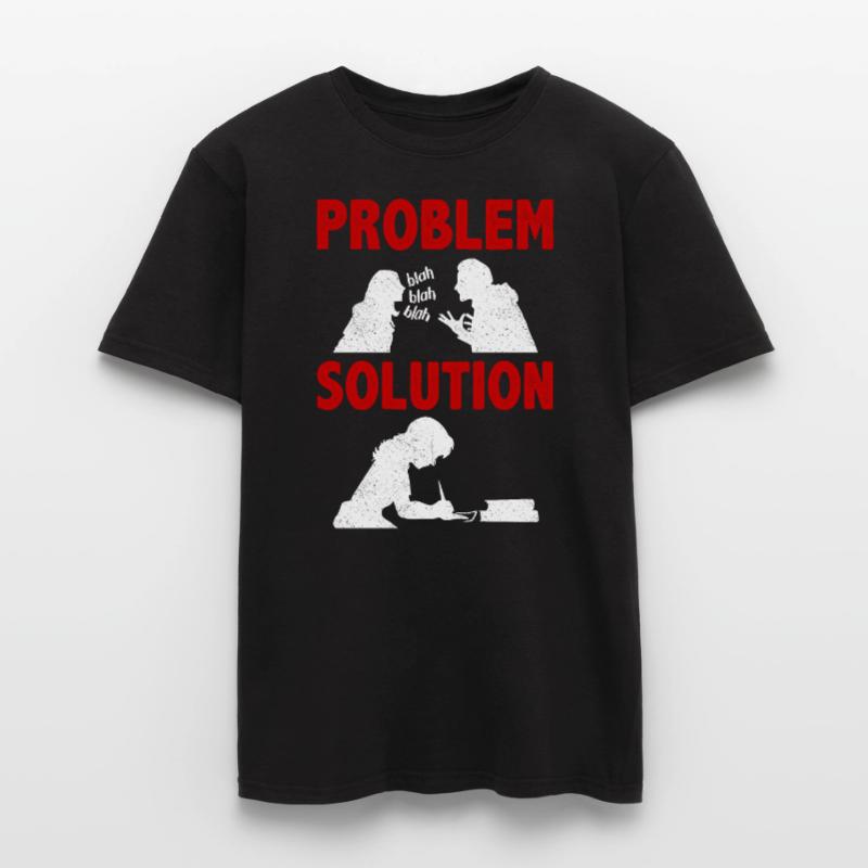 Novel Writing Writter Narrative Problem Solution Männer T-Shirt