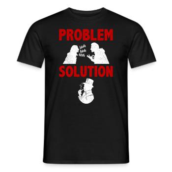 Pipe Smoking Tobacco Problem Solution Hobby - Männer T-Shirt - Schwarz - Vorne - AI Model Male 178 light (178cm)