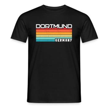 Dortmunderin Dortmunder Dortmund - Männer T-Shirt - Schwarz - Vorne - AI Model Male 178 light (178cm)