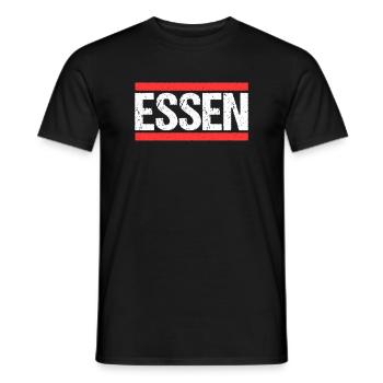 Essenerin Essener Essen - Männer T-Shirt - Schwarz - Vorne - AI Model Male 178 light (178cm)