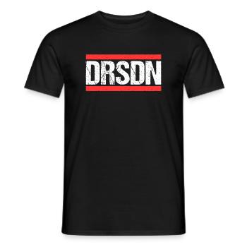 Dresdnerin Dresdner Dresden - Männer T-Shirt - Schwarz - Vorne - AI Model Male 178 light (178cm)