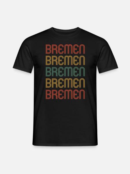 Bremerin Bremer Bremen - Männer T-Shirt - Schwarz