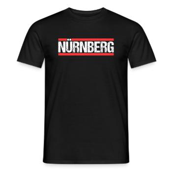 Nürnbergerin Nürnberger Nürnberg - Männer T-Shirt - Schwarz - Vorne - AI Model Male 178 light (178cm)