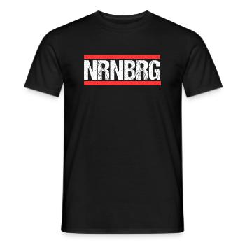 Nürnbergerin Nürnberger Nürnberg - Männer T-Shirt - Schwarz - Vorne - AI Model Male 178 light (178cm)