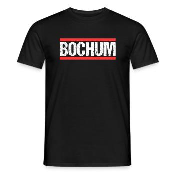 Bochumerin Bochumer Bochum - Männer T-Shirt - Schwarz - Vorne - AI Model Male 178 light (178cm)