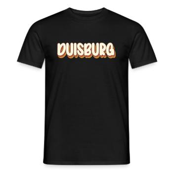 Duisburgerin Duisburger Duisburg - Männer T-Shirt - Schwarz - Vorne - AI Model Male 178 light (178cm)