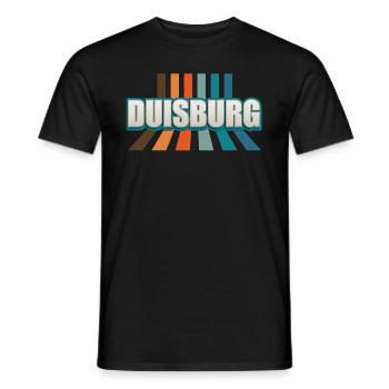 Duisburgerin Duisburger Duisburg - Männer T-Shirt - Schwarz - Vorne - AI Model Male 178 light (178cm)