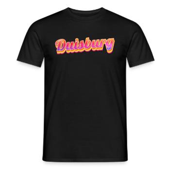 Duisburgerin Duisburger Duisburg - Männer T-Shirt - Schwarz - Vorne - AI Model Male 178 light (178cm)