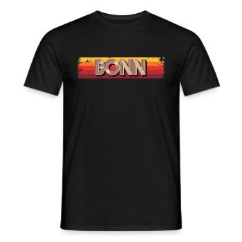 Bonnerin Bonner Bonn - Männer T-Shirt - Schwarz - Vorne - AI Model Male 178 light (178cm)