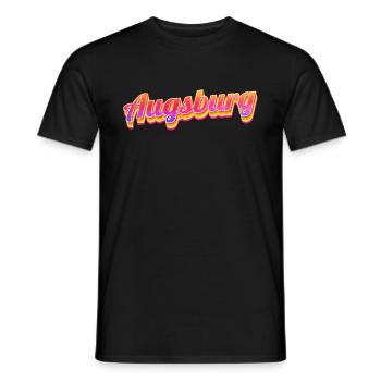 Augsburgerin Augsburger Augsburg - Männer T-Shirt - Schwarz - Vorne - AI Model Male 178 light (178cm)