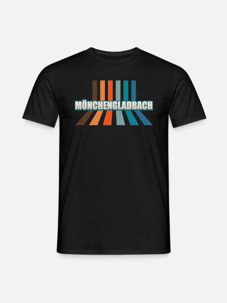 Mönchengladbacher Mönchengladbach - Männer T-Shirt - Schwarz