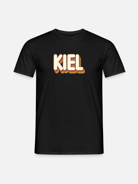 Kielerin Kieler Kiel - Männer T-Shirt - Schwarz