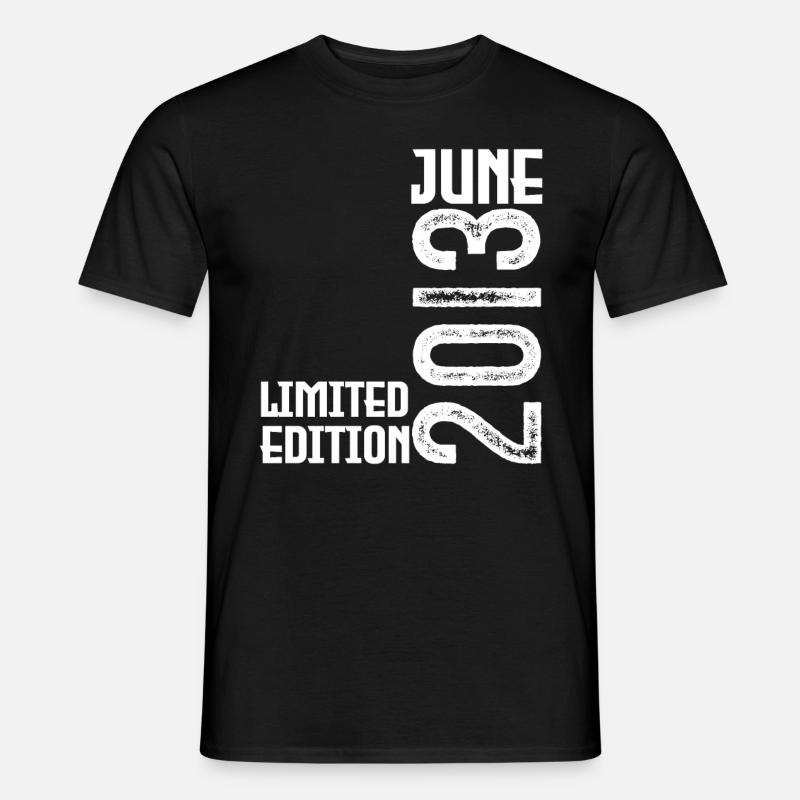 Geschenk Juni 2013 Jubiläum Juni 2013. Juni 2013 - Männer T-Shirt - Schwarz