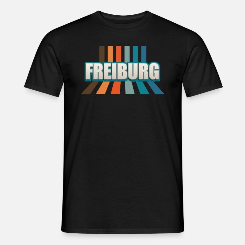 Freiburgerin Freiburger Freiburg - Männer T-Shirt - Schwarz