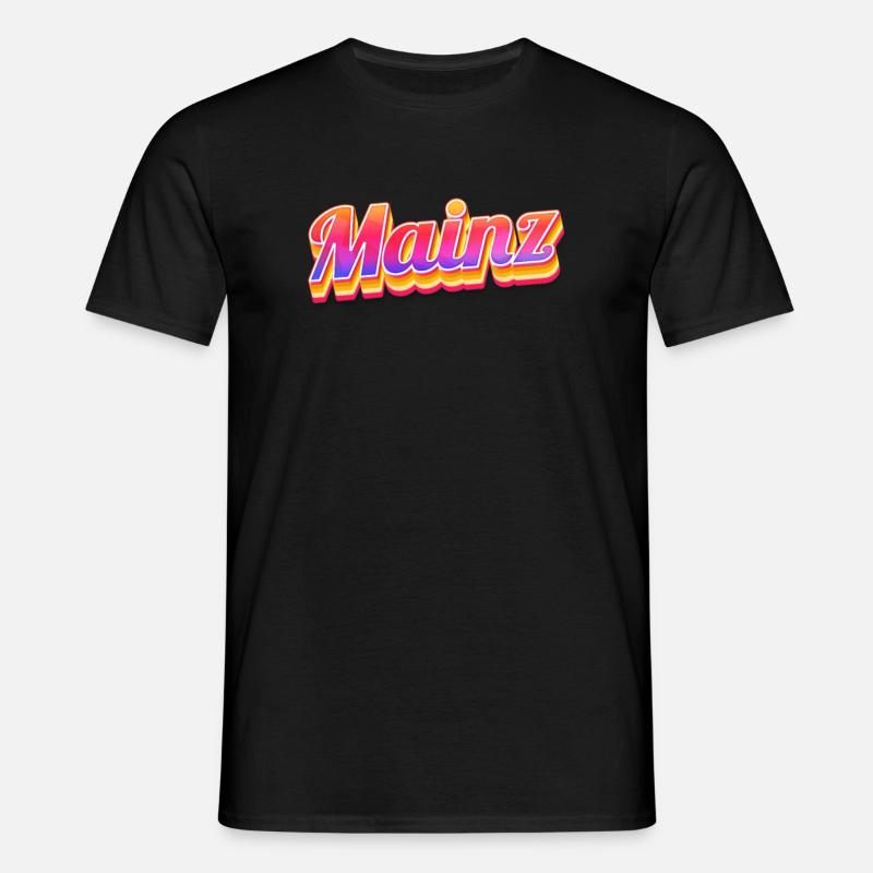 Mainzerin Mainzer Mainz - Männer T-Shirt - Schwarz