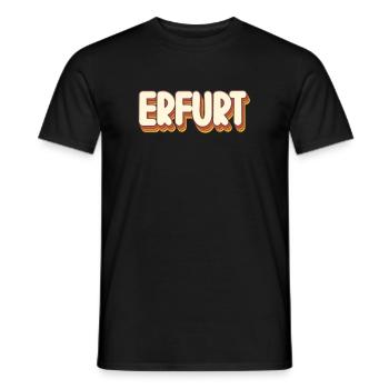 Erfurterin Erfurter Erfurt - Männer T-Shirt - Schwarz - Vorne - AI Model Male 178 light (178cm)