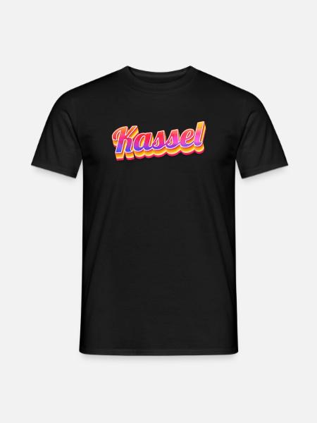 Kasselerin Kasseler Kassel - Männer T-Shirt - Schwarz