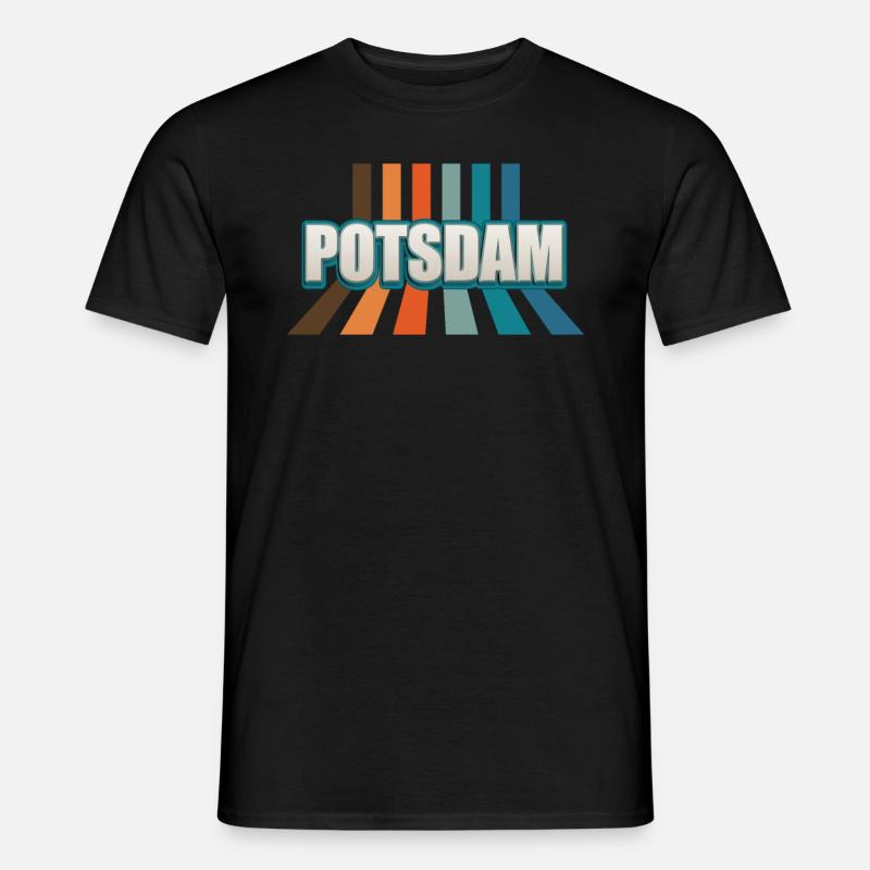 Potsdamerin Potsdamer Potsdam - Männer T-Shirt - Schwarz