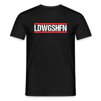 Ludwigshafenerin Ludwigshafener Ludwigshafen - Männer T-Shirt - Schwarz - Vorne - AI Model Male 178 light (178cm)