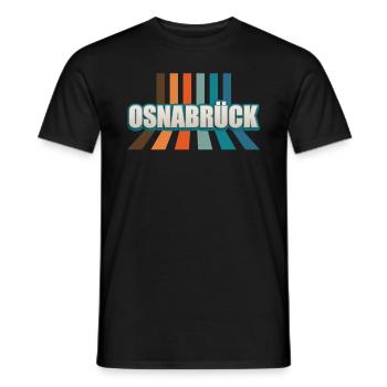 Osnabrückerin Osnabrücker Osnabrück - Männer T-Shirt - Schwarz - Vorne - AI Model Male 178 light (178cm)