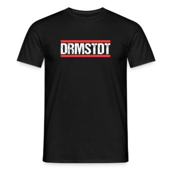 Darmstädterin Darmstädter Darmstadt - Männer T-Shirt - Schwarz - Vorne - AI Model Male 178 light (178cm)