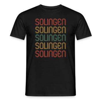 Solingerin Solinger Solingen - Men's T-Shirt - black - Front - AI Model Male 178 light (178cm)