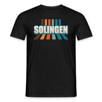 Solingerin Solinger Solingen - Men's T-Shirt - black - Front - AI Model Male 178 light (178cm)