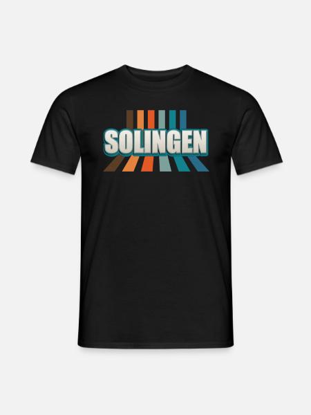 Solingerin Solinger Solingen - Männer T-Shirt - Schwarz