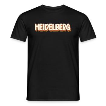 Heidelbergerin Heidelberger Heidelberg - Männer T-Shirt - Schwarz - Vorne - AI Model Male 178 light (178cm)