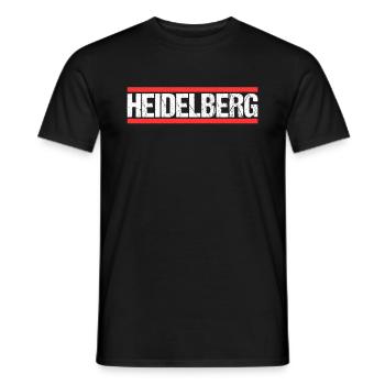 Heidelbergerin Heidelberger Heidelberg - Männer T-Shirt - Schwarz - Vorne - AI Model Male 178 light (178cm)