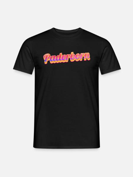 Paderbornerin Paderborner Paderborn - Männer T-Shirt - Schwarz