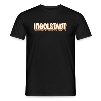 Ingolstadt resident Ingolstadt - Men's T-Shirt - black - Front - AI Model Male 178 light (178cm)