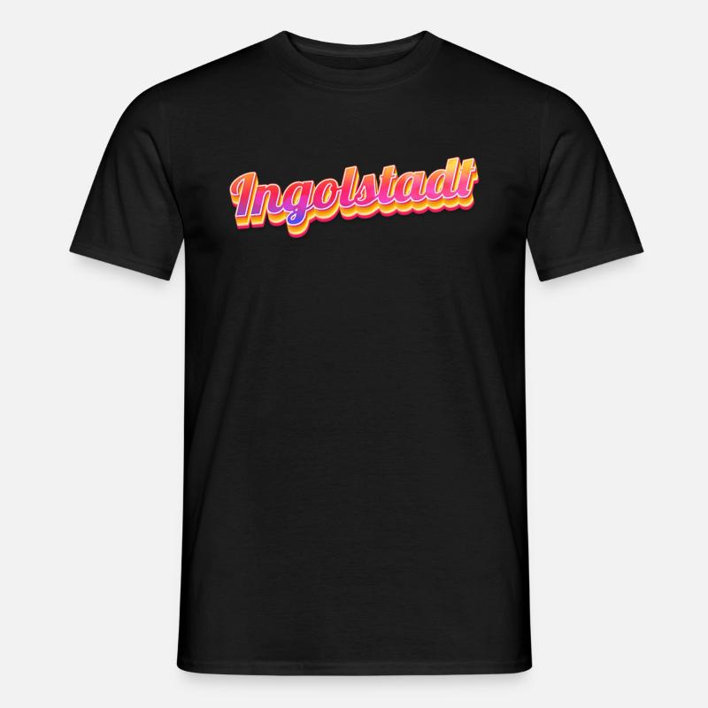 Ingolstädterin Ingolstädter Ingolstadt - Männer T-Shirt - Schwarz
