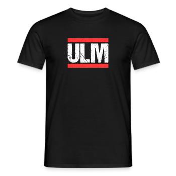 Ulmerin Ulmer Ulm - Männer T-Shirt - Schwarz - Vorne - AI Model Male 178 light (178cm)
