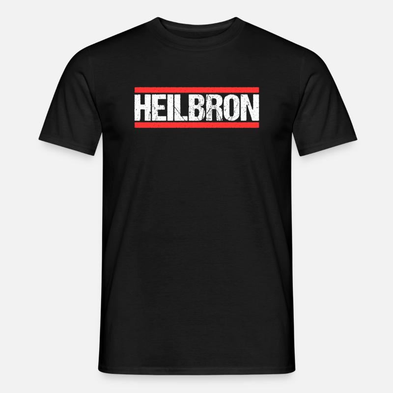 Heilbronnerin Heilbronner Heilbronn - Männer T-Shirt - Schwarz