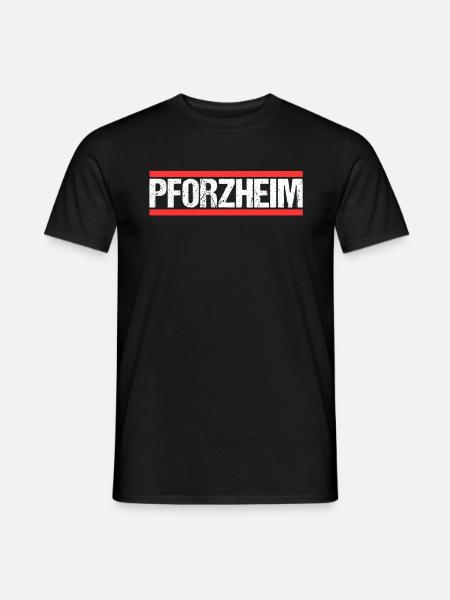 Pforzheimerin Pforzheimer Pforzheim - Männer T-Shirt - Schwarz