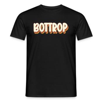 Bottroperin Bottroper Bottrop - Men's T-Shirt - black - Front - AI Model Male 178 light (178cm)