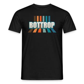 Bottroperin Bottroper Bottrop - Men's T-Shirt - black - Front - AI Model Male 178 light (178cm)