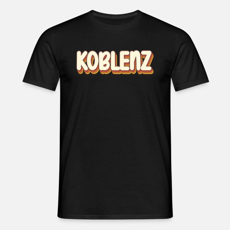 Coblenzerin Coblence Coblence - T-shirt Homme - noir
