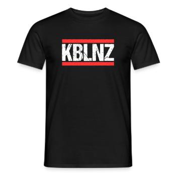 Koblenzerin Koblenzer Koblenz - Men's T-Shirt - black - Front - AI Model Male 178 light (178cm)