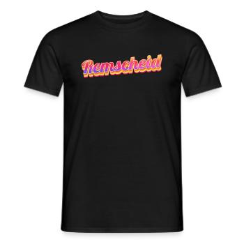Remscheiderin Remscheider Remscheid - T-shirt homme - noir - Devant - AI Model Male 178 light (178cm)