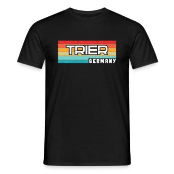 Triererin Trierer Trier - Männer T-Shirt - Schwarz - Vorne - AI Model Male 178 light (178cm)