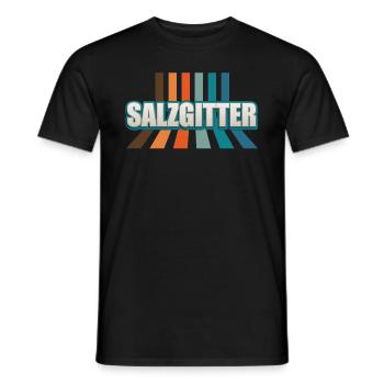Salzgittererin Salzgitterer Salzgitter - Männer T-Shirt - Schwarz - Vorne - AI Model Male 178 light (178cm)