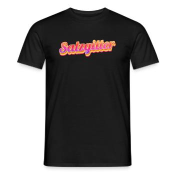 Salzgittererin Salzgitterer Salzgitter - Männer T-Shirt - Schwarz - Vorne - AI Model Male 178 light (178cm)
